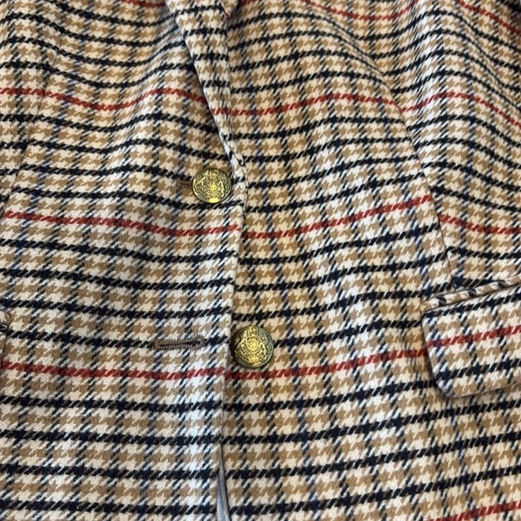 Plaid wool blazer - Picture 2 of 8